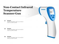 Non contact infrared temperature scanner gun