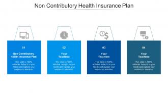 Non contributory health insurance plan ppt powerpoint presentation infographic template templates cpb