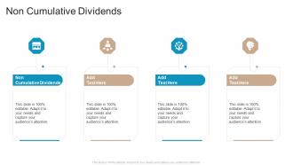 Non Cumulative Dividends In Powerpoint And Google Slides Cpb