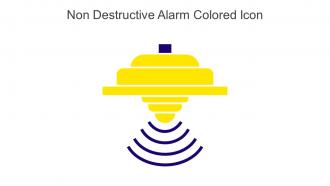 Non Destructive Alarm Colored Icon In Powerpoint Pptx Png And Editable Eps Format