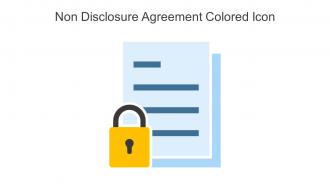 Non Disclosure Agreement Colored Icon In Powerpoint Pptx Png And Editable Eps Format