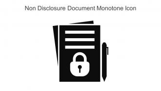 Non Disclosure Document Monotone Icon In Powerpoint Pptx Png And Editable Eps Format