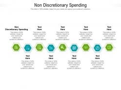Non discretionary spending ppt powerpoint presentation slides layout ideas cpb