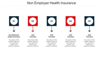 Non Employer Health Insurance Ppt Powerpoint Presentation Styles Elements Cpb