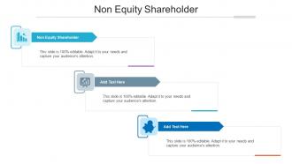 Non Equity Shareholder In Powerpoint And Google Slides Cpb