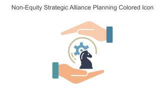 Non Equity Strategic Alliance Planning Colored Icon In Powerpoint Pptx Png And Editable Eps Format