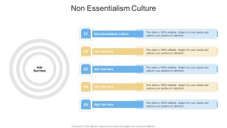 Non Essentialism Culture In Powerpoint And Google Slides Cpb