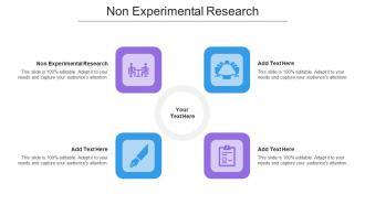 Non Experimental Research Ppt Powerpoint Presentation Portfolio Master Slide Cpb