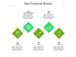 Non financial bonus ppt powerpoint presentation infographic template graphics pictures cpb