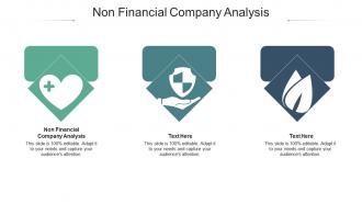 Non financial company analysis ppt powerpoint presentation infographics show cpb