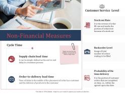 Non financial measures scm performance measures ppt designs