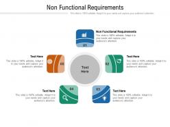 Non functional requirements ppt powerpoint presentation styles summary cpb