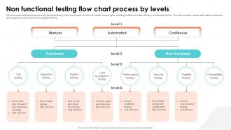 Non Functional Testing Flow Chart Process By Levels