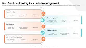 Non Functional Testing For Control Management