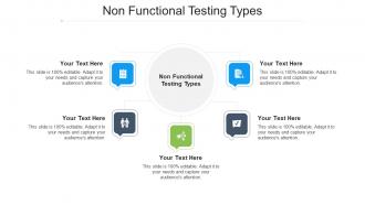 Non Functional Testing Types Ppt Powerpoint Presentation Gallery Grid Cpb