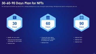 Non Fungible Tokens It 30 60 90 Days Plan For Nfts