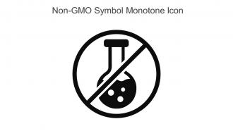 Non GMO Symbol Monotone Icon In Powerpoint Pptx Png And Editable Eps Format