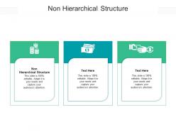 Non hierarchical structure ppt powerpoint presentation layouts guidelines cpb