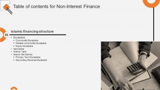 Non Interest Finance Fin CD V Attractive Images