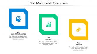 Non Marketable Securities Ppt Powerpoint Presentation Model Visual Aids Cpb