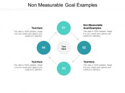 Non measurable goal examples ppt powerpoint presentation professional infographics cpb