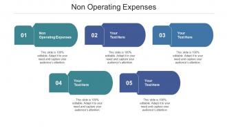 Non operating expenses ppt powerpoint presentation outline clipart cpb