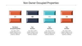 Non owner occupied properties ppt powerpoint presentation model tips cpb