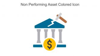 Non Performing Asset Colored Icon In Powerpoint Pptx Png And Editable Eps Format