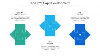 Non Profit App Development Ppt Powerpoint Presentation Infographics Design Ideas Cpb