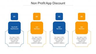 Non Profit App Discount Ppt Powerpoint Presentation Infographic Template Cpb