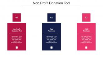 Non Profit Donation Tool Ppt PowerPoint Presentation Infographics Guide Cpb