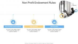 Non Profit Endowment Rules In Powerpoint And Google Slides Cpb
