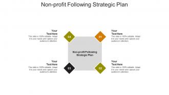 Non profit following strategic plan ppt powerpoint presentation gallery display cpb