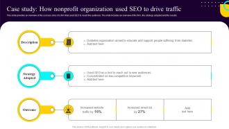 Non Profit Fundraising Marketing Case Study How Nonprofit Organization Used SEO To Drive Traffic