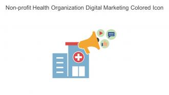 Non Profit Health Organization Digital Marketing Colored Icon In Pptx Png And Editable Eps Format