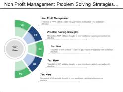 Non profit management problem solving strategies competitive intelligence cpb