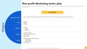Non Profit Marketing Tactics Plan Creating Nonprofit Marketing Strategy MKT SS V