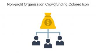 Non Profit Organization Crowdfunding Colored Icon In Powerpoint Pptx Png And Editable Eps Format