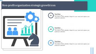 Non Profit Organization Strategic Growth Icon
