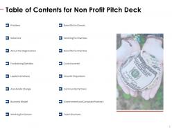 Non profit pitch deck ppt template