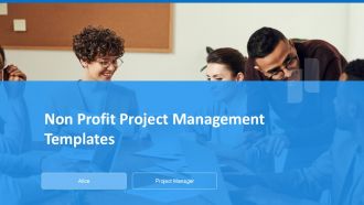 Non Profit Project Management Templates PPT Mockup ACP