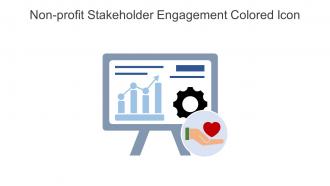 Non Profit Stakeholder Engagement Colored Icon In Powerpoint Pptx Png And Editable Eps Format