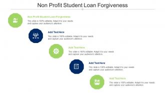 Non Profit Student Loan Forgiveness Ppt Powerpoint Presentation Inspiration Cpb