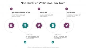 Non Qualified Withdrawal Tax Rate In Powerpoint And Google Slides Cpb
