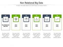 Non relational big data ppt powerpoint presentation pictures deck cpb