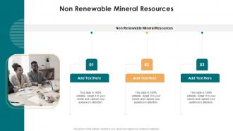 Non Renewable Mineral Resources In Powerpoint And Google Slides Cpb