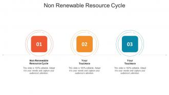 Non renewable resource cycle ppt powerpoint presentation infographic template cpb