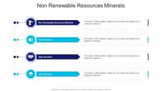 Non Renewable Resources Minerals In Powerpoint And Google Slides Cpb
