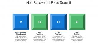 Non repayment fixed deposit ppt powerpoint presentation outline graphic images cpb