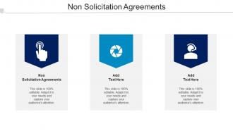 Non Solicitation Agreements Ppt Powerpoint Presentation Infographic Template Outline Cpb